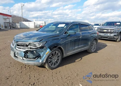 2016 Lincoln Mkx Reserve z USA, uszkodzony, nr VIN 2LMTJ8LR0GBL21631